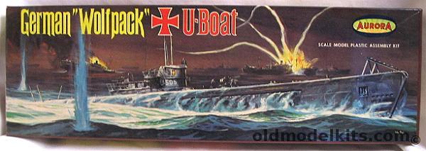 Aurora 1/209 German Wolfpack U-Boat U-505, 716-130 plastic model kit